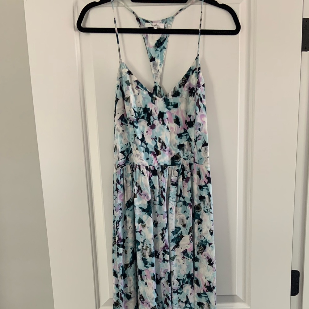 Parker Long silk dress